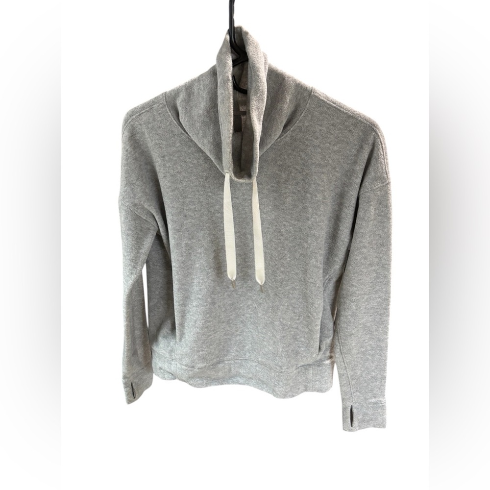 lululemon athletica Gray Cowl Neck Sweater